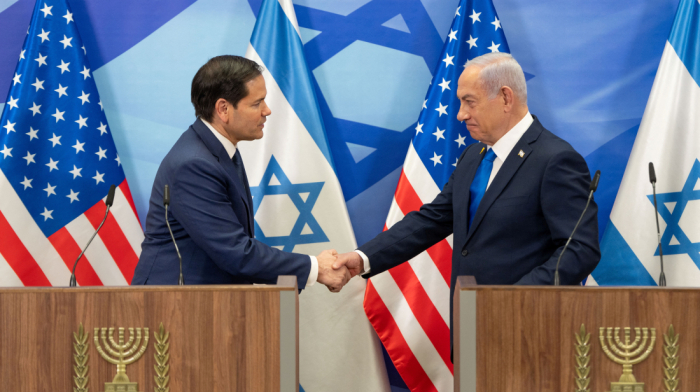 Netanyahu shows support for Trump at Rubio meeting