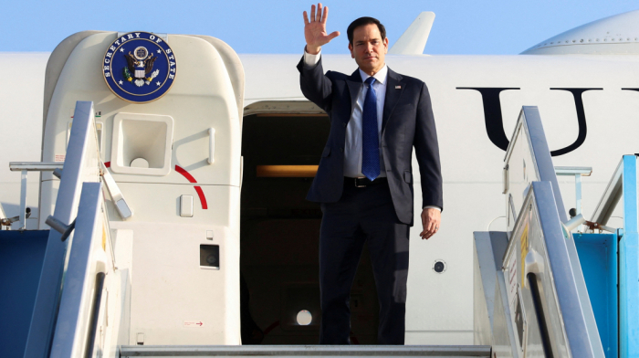 US Secretary of State Marco Rubio arrives in Saudi Arabia for talks