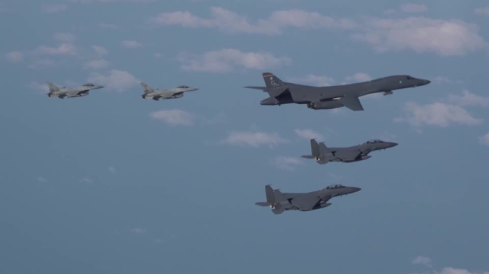 South Korea and U.S. hold air drill using B-B1 bomber