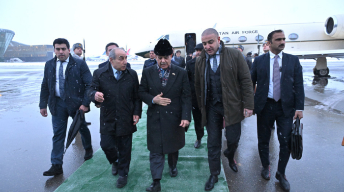 Pakistani PM Shahbaz Sharif visits Azerbaijan