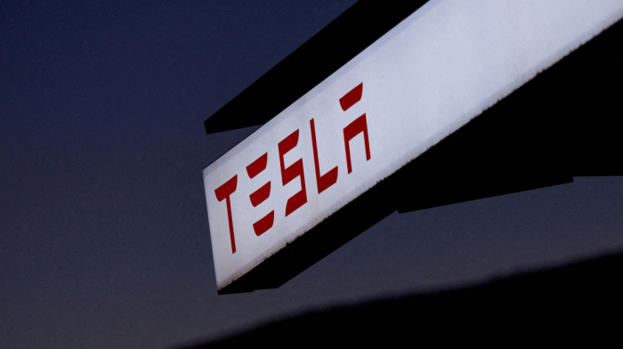 Tesla sales fall by almost half in Europe