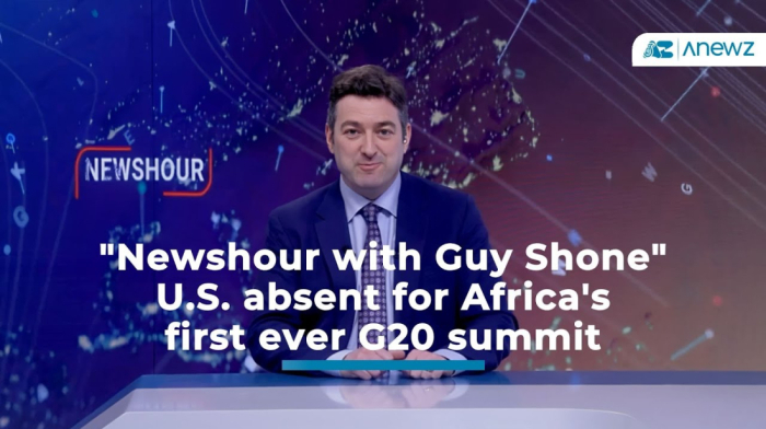 Newshour with Guy Shone - U.S. absent for Africa's first ever G20 summit