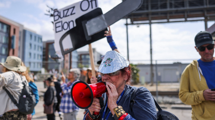 Demonstrations spread as Tesla faces backlash over government cuts