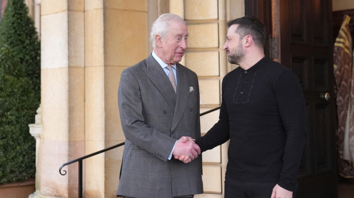 Zelenskyy visits King Charles after securing support at London summit