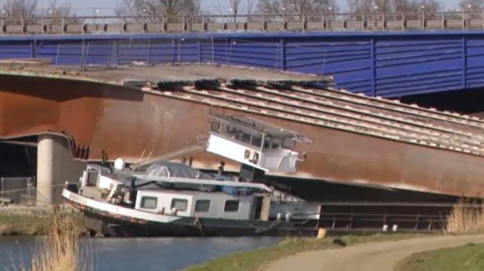 One dead in highway bridge collapse in Belgium