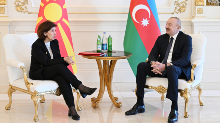 President of Azerbaijan Ilham Aliyev held one-on-one meeting with President of North Macedonia