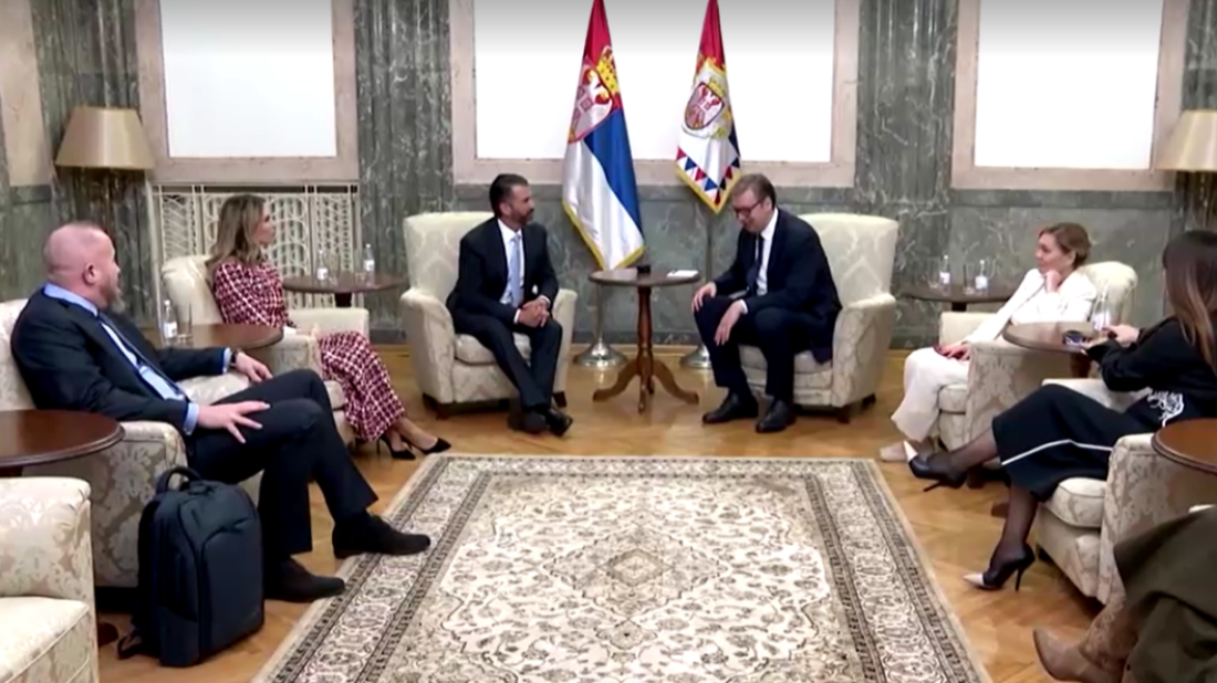 Trump Jr visits Serbian president in Belgrade