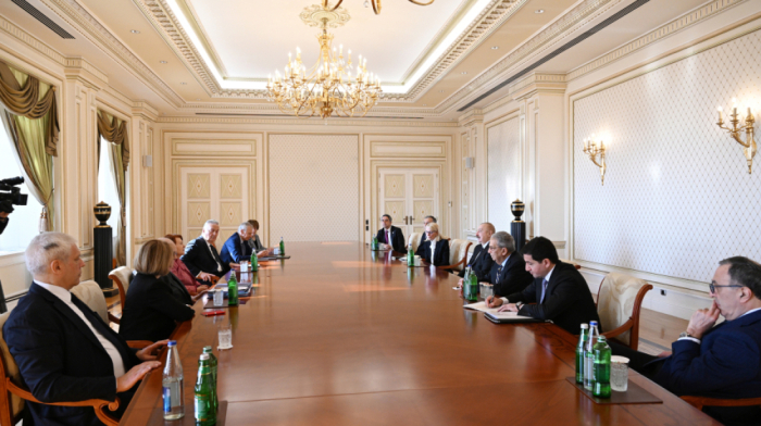 President Ilham Aliyev met with co-chairs and Board of Trustees members of the Nizami Ganjavi International Center