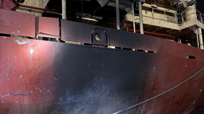 Four killed in Russian strike on grain vessel in Odesa port, Ukraine says