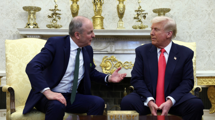 Trump welcomes Irish PM Micheál Martin, sparking trade debate