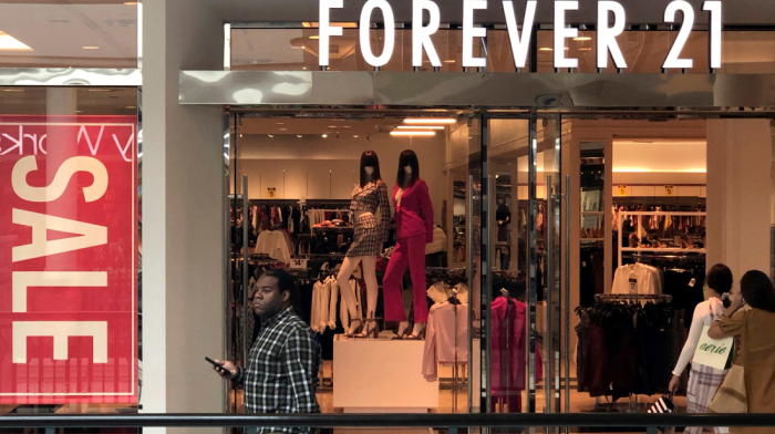 Forever 21's U.S. division files for bankruptcy again