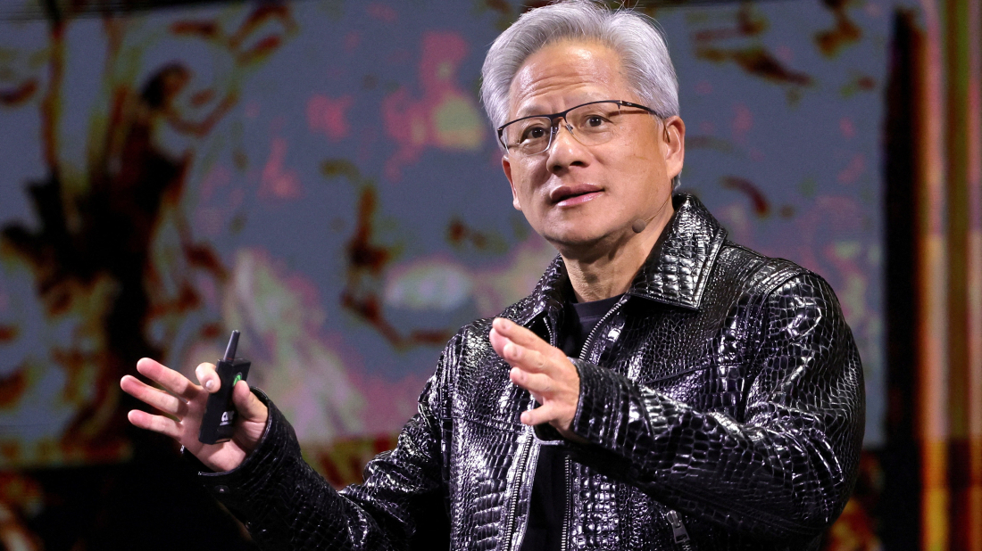 Nvidia CEO defends AI dominance as competition mounts