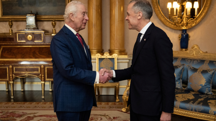 Canada PM Mark Carney meets King Charles III at Buckingham Palace, London