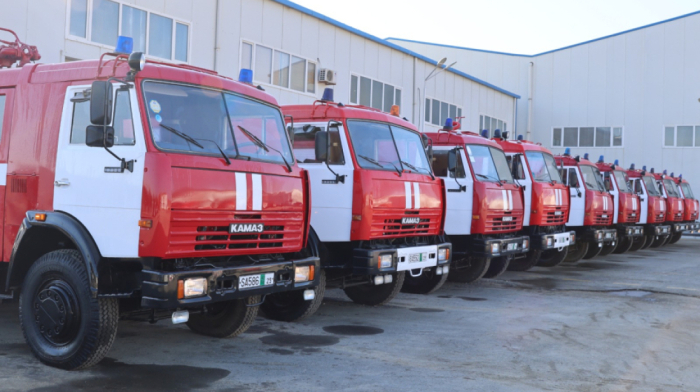 Azerbaijan’s Emergency Ministry provided fire trucks to Kyrgyzstan
