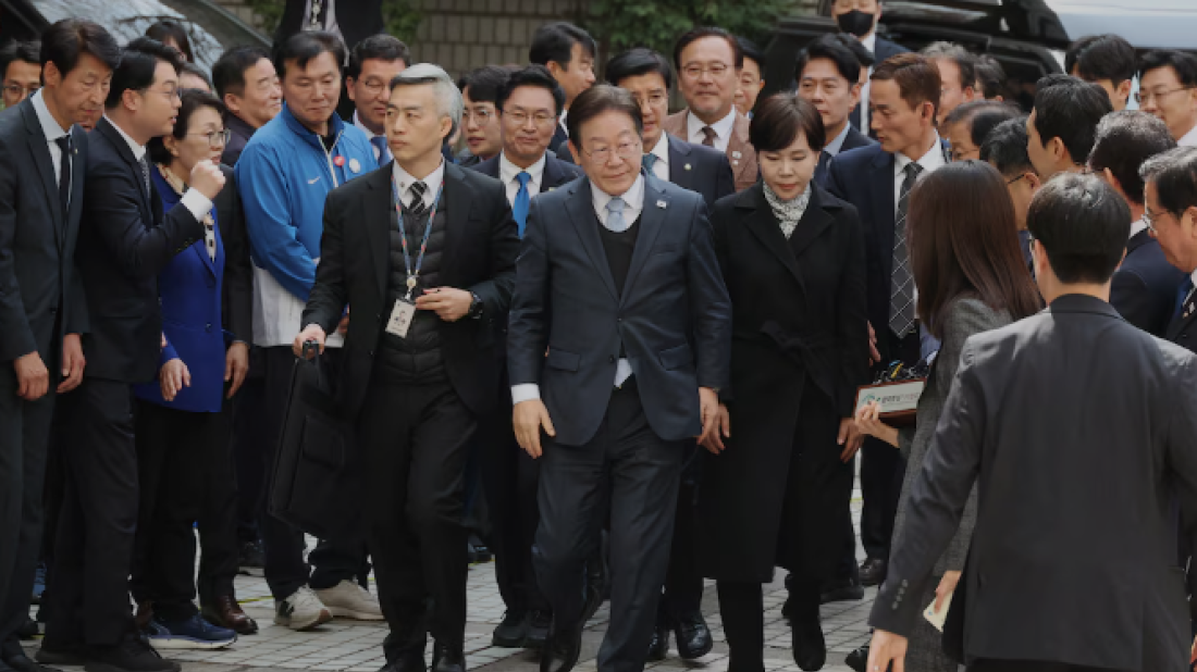 Appeal win helps South Korea opposition leader clear presidency hurdle