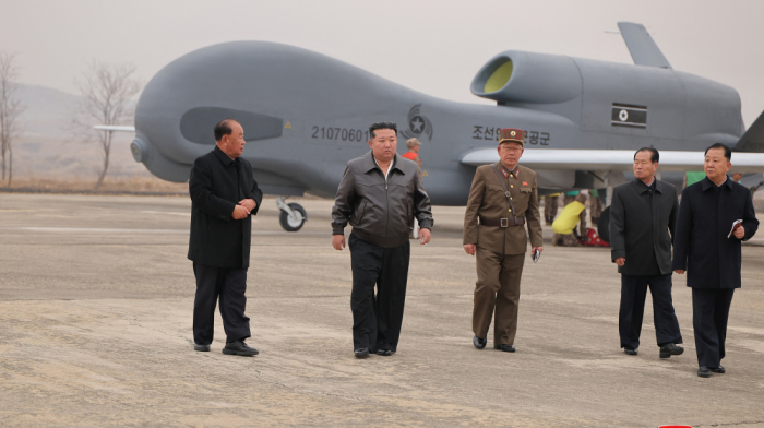 Kim Jong Un oversees AI suicide drone tests