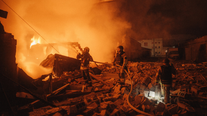 Mass Russian drone attack hits Kharkiv, injuring twenty one