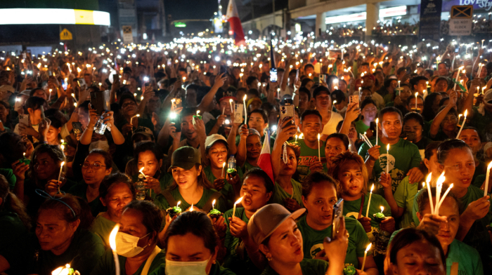 Supporters and detractors of Philippines' Duterte rally on his 80th birthday
