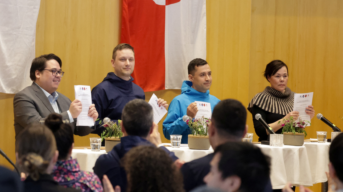 Greenland parties announce broad coalition government