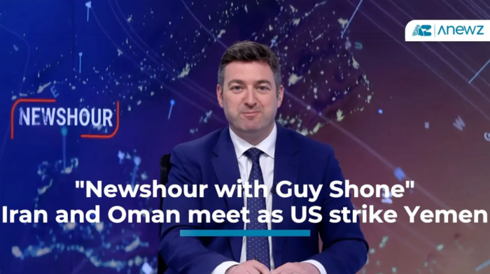 "Newshour with Guy Shone" - Iran and Oman meet as US strikes Yemen