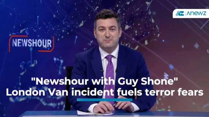 "Newshour with Guy Shone" - London van incident fuels terror fears