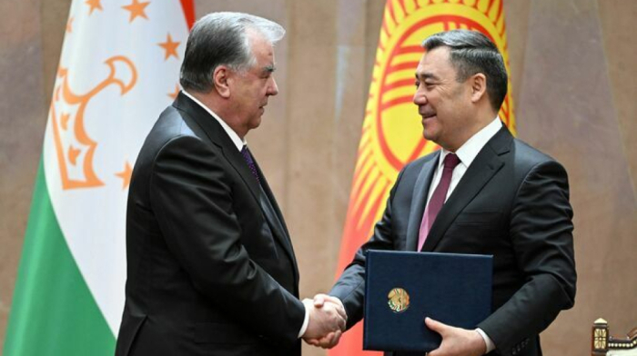 Kyrgyzstan and Tajikistan presidents sign border deal protocol