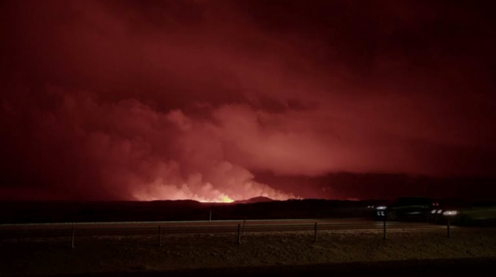 Volcano erupts south of Iceland’s capital, triggering evacuations