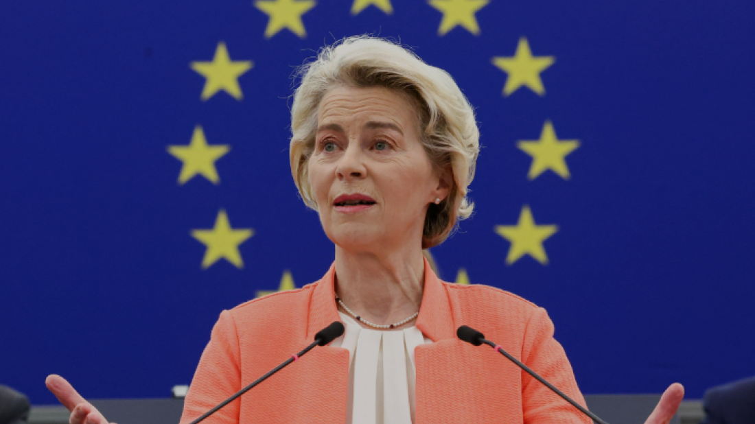 EU's von der Leyen criticises US tariffs, will visit UK on April 24