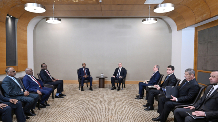 President Ilham Aliyev Meets with Chairman of Sudan's Sovereign Transitional Council in Antalya