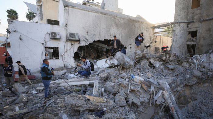 Israeli strike damages Gaza City hospital