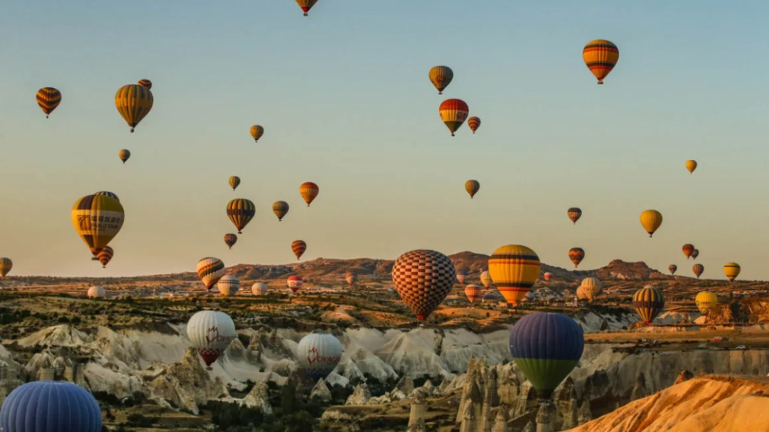 Hot air balloon tourism in Türkiye reaches record high