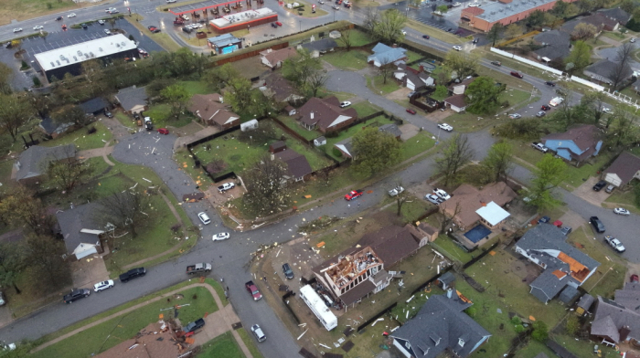 Two dead as storms and floods hit southern U.S.