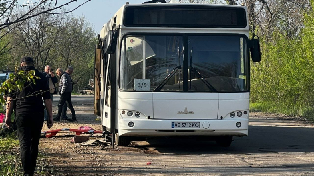 Nine people killed and 42 injured in Russian drone attack on bus in Marhanets, Dnipropetrovsk Oblast