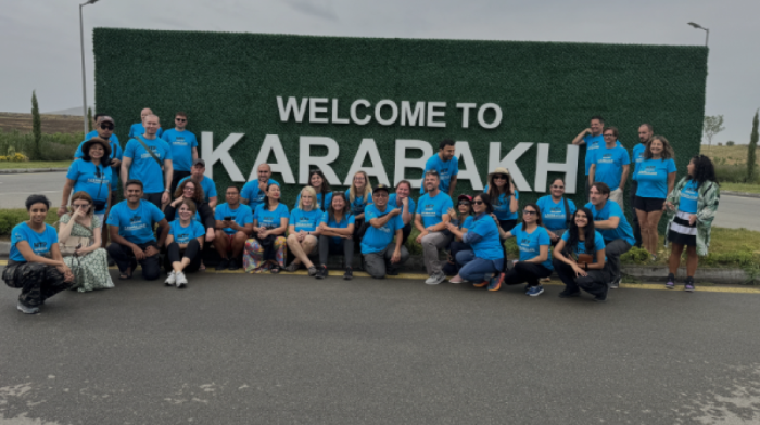 International travelers kick off visit to Azerbaijan’s Karabakh region