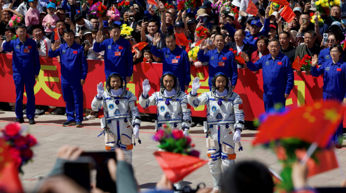 China sends Shenzhou-20 crew to Chinese space station