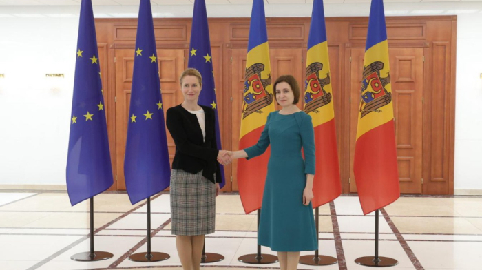 Kallas reaffirmed EU support for Moldova's membership bid