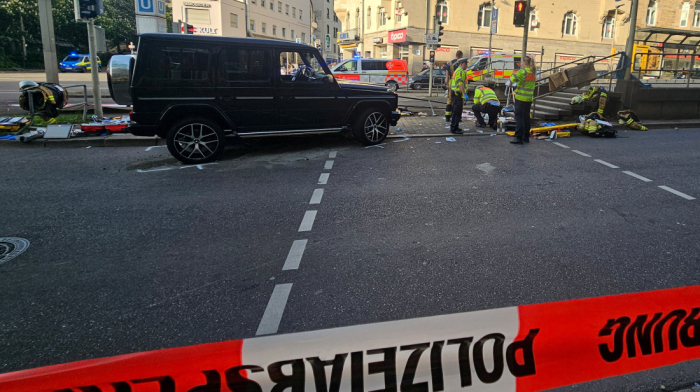 Several injured after car hits crowd in Germany’s Stuttgart