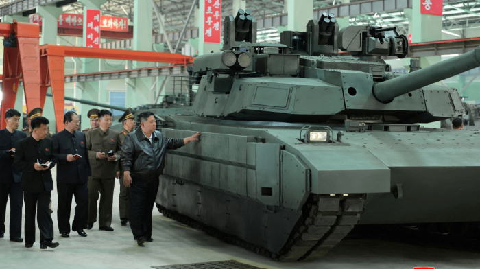 Kim: Tank production key to building modern North Korean army
