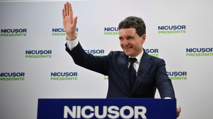 Romania’s hard-right leader George Simion wins first round of presidential election