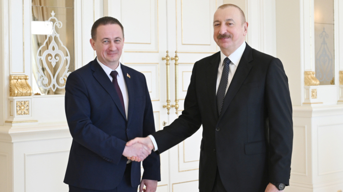 President Ilham Aliyev receives Prime Minister of Belarus in Baku