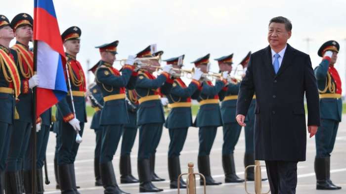 China's Xi arrives in Moscow for high-stakes visit
