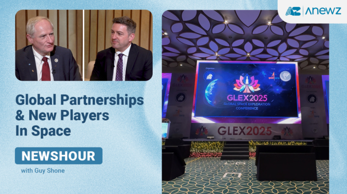 Newshour with Guy Shone - Global partnerships & new players in space