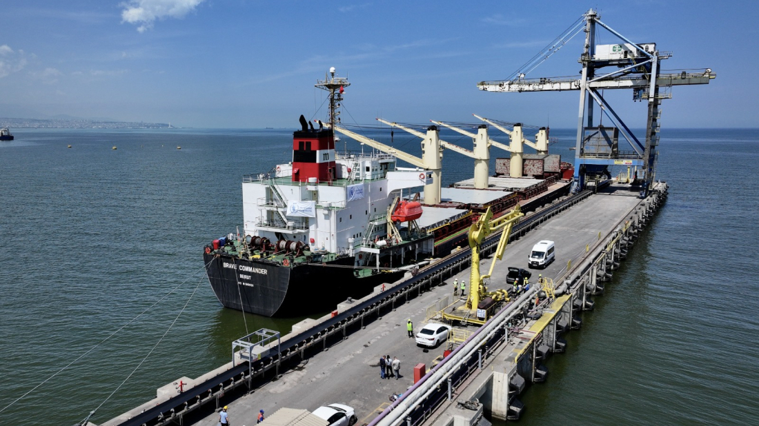 Ukrainian Wheat Arrives in Türkiye for Humanitarian Relief