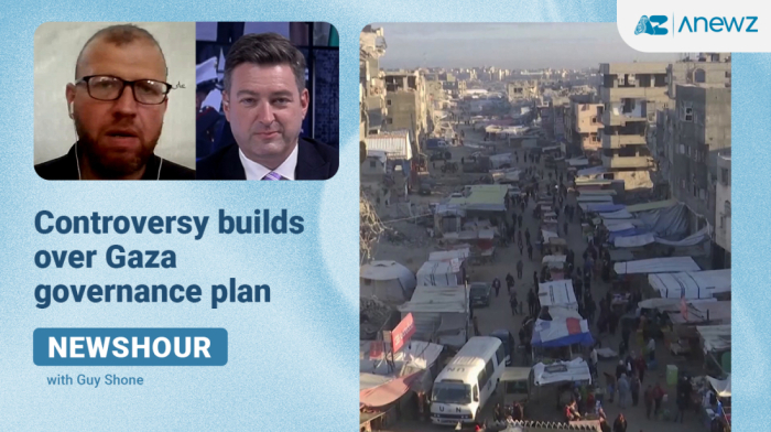 Newshour with Guy Shone - Controversy builds over Gaza governance plan