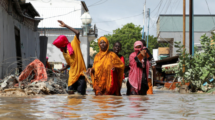 At least seven dead as heavy rains flood Somalia's capital, Mogadishu