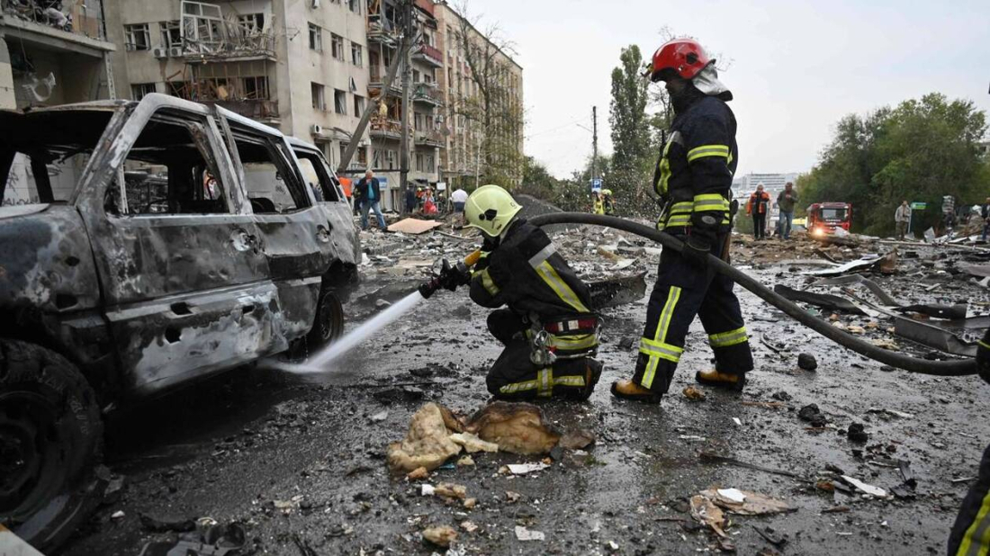 Civilians affected by drone strikes and shelling in Ukraine