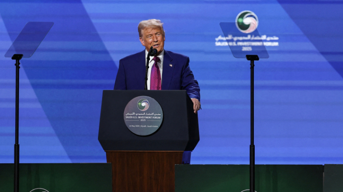 Trump says Iran will "never have a nuclear weapon" during visit to Saudi Arabia