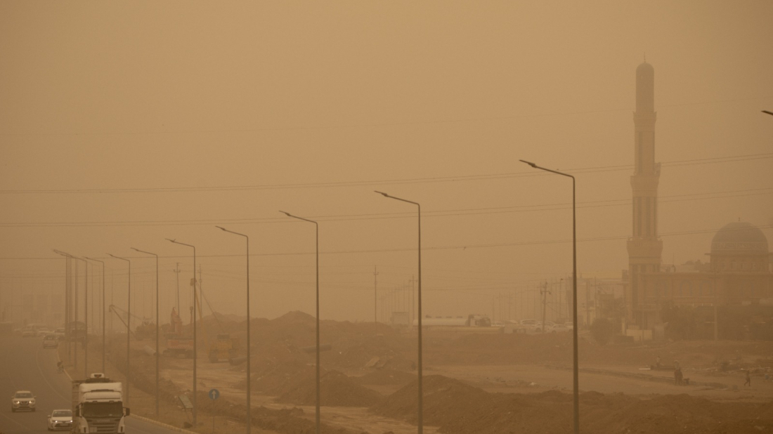 Sandstorm in Erbil Disrupts Daily Life