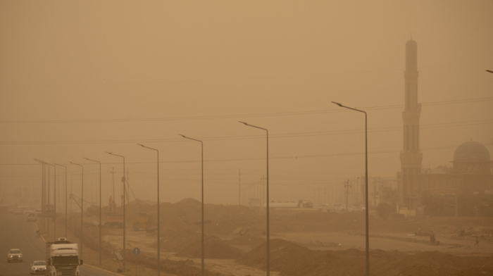 Sandstorm in Erbil Disrupts Daily Life