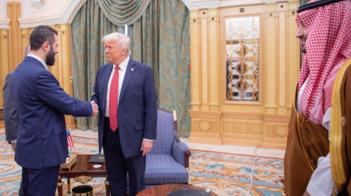 Donald Trump meets Syria’s President in Saudi Arabia